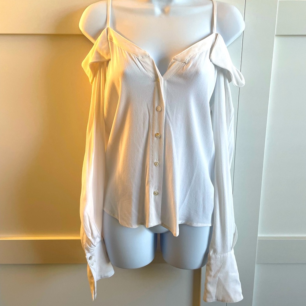 VICI Blouse / white / off the shoulder / Small
